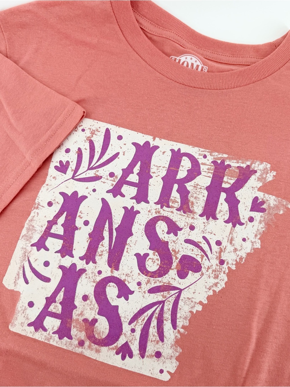 New With Tag- Home Free Arkansas State Graphic Tee - Sizes Sm & Med Super Soft